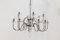 Large Brutalist Wrought Iron Chandelier by Günther Lambert 2