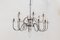 Large Brutalist Wrought Iron Chandelier by Günther Lambert, Image 2