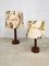 Vintage Danish Design Teak Table Lamp, Set of 2 1