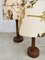 Vintage Danish Design Teak Table Lamp, Set of 2, Image 4