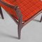 Vintage Red-Orange Dining Chair 8