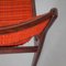 Vintage Red-Orange Dining Chair, Image 9
