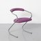 Italian Purple Dining Chairs, 1970s, Set of 4 1