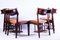 Vintage Teak & Rosewood Private School Chairs, Set of 6 5