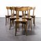 Bentwood Bistro Dining Chairs with Cross Frame from Baumann, 1950s, Set of 8 7
