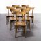 Bentwood Bistro Dining Chairs with Cross Frame from Baumann, 1950s, Set of 8 9