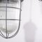 Industrial Caged Hanging Lamp with Original Glass, 1960s, Image 9