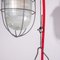 Industrial Caged Hanging Lamp with Original Glass, 1960s 6