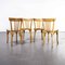 Bentwood Model 1369 Bistro Dining Chairs from Baumann, 1950s, Set of 4 5