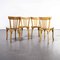 Bentwood Model 1369 Bistro Dining Chairs from Baumann, 1950s, Set of 4, Image 5