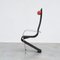 Postmodern Dutch Black & Red Dining Chair, Image 9