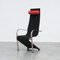 Postmodern Dutch Black & Red Dining Chair 8
