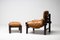 Brazilian Lounge Chair and Ottoman by Percival Lafer for Lafer Mp 11