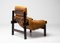 Brasilianischer Sessel und Fußhocker von Percival Lafer für Lafer Mp 5