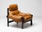 Brasilianischer Sessel und Fußhocker von Percival Lafer für Lafer Mp 2