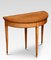 Satinwood Demilune Card Table 1
