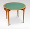 Satinwood Demilune Card Table 2