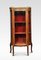 Walnut Bow Fronted Display Cabinet, Image 1