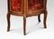 Walnut Bow Fronted Display Cabinet 5