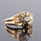 French Diamond 18 Karat Yellow Gold Ring, 1950s 5