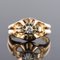 Französischer Diamantring aus 18 Karat Gelbgold, 1950er 7