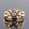 French Diamond 18 Karat Yellow Gold Ring, 1950s 7