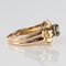 French Diamond 18 Karat Yellow Gold Ring, 1950s 9