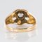 French Diamond 18 Karat Yellow Gold Ring, 1950s 13