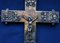 Antique Russian Silver Altar Cross-Reliquary from Workshop G.A., 1859 23