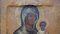 Antike Ikone der Gottesmutter Smolenskaya, Russland, 17. Jh 7