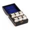 English Silver Napkin Rings Set with Original Case, Set of 7 1