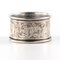 English Silver Napkin Rings Set with Original Case, Set of 7 3