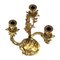 Gilded Bronze Rocaille Candelabras, Set of 2 4