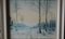 Balunin Mikhail Abramovich, Winter in the Village, Russie, Fin du 19ème siècle, Aquarelle sur Papier, Encadré 9