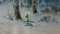 Balunin Mikhail Abramovich, Winter in the Village, Russia, Fine XIX secolo, Acquarello su carta, Incorniciato, Immagine 5