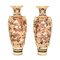 Japanese Outdoor Satsuma Vases, Set of 2, Image 1