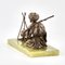 Bronze Cossack by the Fire Miniature 4