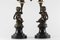 Candelabros de bronce, siglo XIX. Juego de 2, Imagen 3