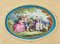 19th Century French Porcelain Oval Panel, Image 2