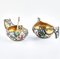 Cloisonne Enamel Silver Salt Ladles, Set of 2, Image 2