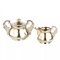 Imperial Russian Silver Creamer and Sugar Bowl, Set of 2 1