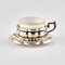 Porcelain Coffee Set in Silver, 1920s, Set of 34 3