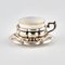 Porcelain Coffee Set in Silver, 1920s, Set of 34, Image 3