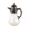 Silver Water Jug with Engraved Glass 1