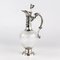 French Wine Jug in Glass and Silver 6