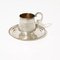 Russian Silver Cup and Saucer, Set of 2, Image 1