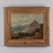 Paesaggio alpino, XIX secolo, olio su tela, in cornice, Immagine 1