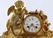 Reloj de repisa de bronce dorado con alegorías de pintura, principios del siglo XX, Imagen 9