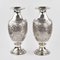 Middle Eastern Amphora-Shaped Silver Vases, Set of 2 2