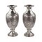 Middle Eastern Amphora-Shaped Silver Vases, Set of 2 1
